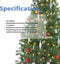 Casaria Kunstkerstboom - 140cm - 200 LED's - Groen