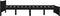 vidaXL - Bedframe - massief - hout - zwart - 120x190 - cm