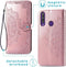 iMoshion Hoesje Geschikt voor Huawei Y6p Hoesje Met Pasjeshouder - iMoshion Mandala Bookcase - Rosé Goud