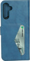 Mobiparts Galaxy A14 (2023) - Classic Wallet Case - Ruimte voor pasjes - Steel Blue