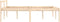 vidaXL - Seniorenbed - massief - grenenhout - wit - 120x190 - cm