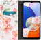 iMoshion Hoesje Geschikt voor Samsung Galaxy A14 (5G) Hoesje Met Pasjeshouder - iMoshion Design Softcase Bookcase - Roze / Blossom Watercolor