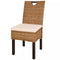 vidaXL - Eetkamerstoel - Kubu - 2 - stuks - rattan - mangohout