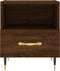 vidaXL - Nachtkastjes - 2 - st - 40x35x47,5 - cm - bewerkt - hout - bruin - eikenkleur