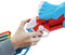 NERF DinoSquad Tricera-blast - Blaster - 3 darts tegelijk - Blauw/Rood (12 stuks)