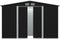 vidaXL - Tuinberging - 204x132x186 - cm - staal - antraciet