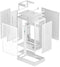 DeepCool CH170 PLUS - Micro-ATX Behuizing - Gehard Glas - Wit