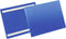 Documenthoes durable zelfklevend a4 liggend blauw