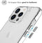 iMoshion Hoesje Geschikt voor iPhone 13 Pro Hoesje Shockproof - iMoshion Rugged Air Case - Transparant