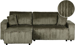 ABACKA - Slaapbank - Groen - Rechtszijdig - Corduroy