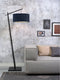 GOOD&MOJO Vloerlamp Andes - Zwart/Blauw - 72x47x176cm - Scandinavisch,Bohemian - Staande lampen voor Woonkamer - Slaapkamer