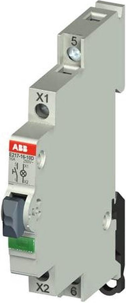 ABB 2CCA703162R0001 Verlichte druktoets 16 A 1x NO 115 V/AC, 250 V/AC