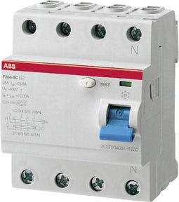 ABB 2CSF204101R1400 Aardlekschakelaar A 4-polig 40 A 0.03 A 230 V/AC, 400 V/AC