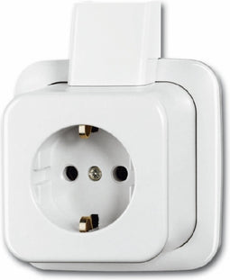 ABB Busch-Jaeger Opbouw Standaard Wandcontactdoos (WCD-schakelaar) - 2CKA002041A0172 - E36N2