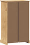 vidaXL - Schoenenkast - VIGO - 60x35x96 - cm - massief - grenenhout