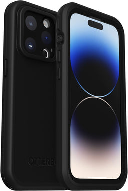 Otterbox iPhone 14 Pro Max - Frē Hoesje - Waterdicht (IP68) en Schokbestendig - Zwart