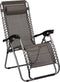 Abbey Camp Relaxstoel - Verstelbaar - Inklapbaar - Grijs - Antraciet