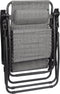 Abbey Campingstoel - Chaise Longue IV - Set van 2 - Grijs