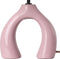 ABBIE - Tafellamp - Roze - Keramiek