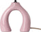 ABBIE - Tafellamp - Roze - Keramiek