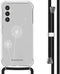iMoshion Hoesje Geschikt voor Samsung Galaxy A34 (5G) Hoesje Met Koord - iMoshion Design Hoesje met Koord - Transparant / Dandelion