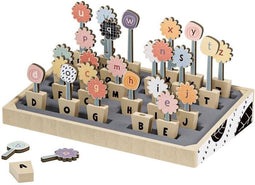 Abc Bloemen - TOP BRIGHT - 26 Bloempotten - Hoofdletters - Kleine letters - Alfabet