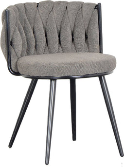 ABC Kantoormeubelen maanstoel taupe (set van 2)