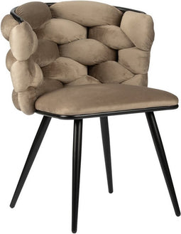 ABC Kantoormeubelen schommelstoel zand wit (set van 2)