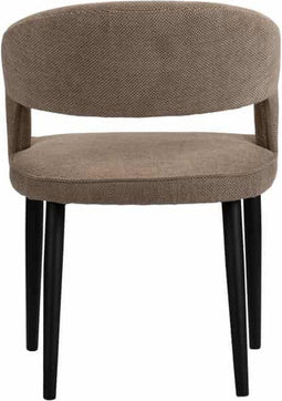 ABC Kantoormeubelen tusk stoel bruin (brandvertragend) (set van 2)