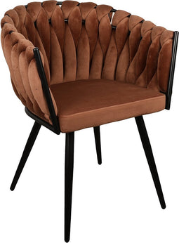 ABC Kantoormeubelen wave stoel koper (set van 2)