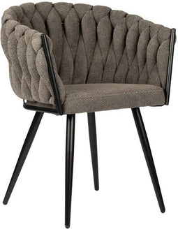 ABC Kantoormeubelen wave stoel taupe (set van 2)