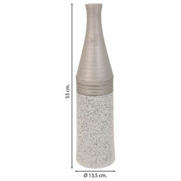 Vaas Alexandra House Living Zilver Keramisch 13 x 53 x 13 cm