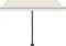 vidaXL - Luifel - automatisch - met - LED - en - windsensor - 350x250 - cm - crèmekleur