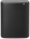 Brabantia Bo Touch Bin - Prullenbak - 60 liter - Soft-touch opening - Mineral Moonlight Black