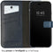 Selencia iPhone 14 Pro Max - Echt Lederen Bookcase - Ruimte voor 3 pasjes - Blauw