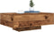 vidaXL - Salontafel - met - LED-verlichting - Oude - Hout - 85x55x31 - cm
