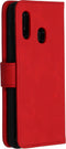 iMoshion Hoesje Geschikt voor Samsung Galaxy A20e Hoesje Met Pasjeshouder - iMoshion Uitneembare 2-in-1 Luxe Bookcase - Rood