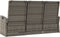vidaXL - Tuinbank - verstelbaar - met - kussens - 173 - cm - poly - rattan - grijs