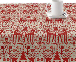 Vlekbestendig tafelkleed van hars Belum Merry Christmas 140 x 140 cm
