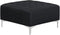 ABERDEEN - Hoekslaapbank ottomaan - Grafietgrijs - Rechts - Polyester