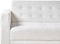 ABERDEEN - Hoekslaapbank ottomaan - Wit - Linkszijdig - Bouclé