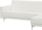 ABERDEEN - Hoekslaapbank - Wit - Linkerzijde - 267 cm - Kunstleer