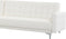 ABERDEEN - Hoekslaapbank - Wit - Rechterzijde - 267 cm - Kunstleer