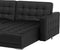 ABERDEEN - Hoekslaapbank - Zwart - Linkerzijde - 347 cm - Kunstleer