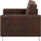 ABERDEEN IV B - Chesterfield fauteuil - Bruin - Kunstleer