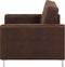 ABERDEEN IV B - Chesterfield fauteuil - Bruin - Kunstleer