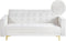 ABERDEEN - Slaapbank 3-zits - Wit - Bouclé