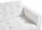 ABERDEEN - Slaapbank 3-zits - Wit - Bouclé