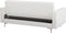 ABERDEEN - Slaapbank 3-zits - Wit - Kunstleer