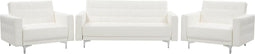 ABERDEEN - Woonkamerset - Wit - Kunstleer